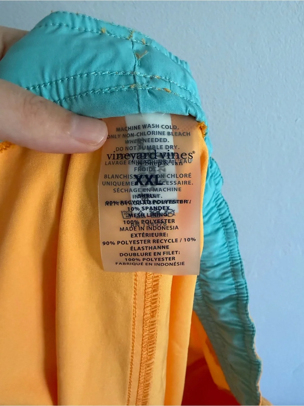 Vineyard Vines Men’s Chappy 5” Swim Trunks Orange Blossom